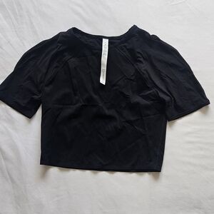 Lululemon Athletica Black Crop Top